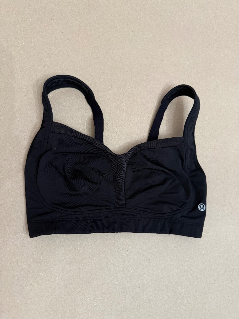 Lululemon Black Ta Ta Tamer ll Sports Bra Size 32DD